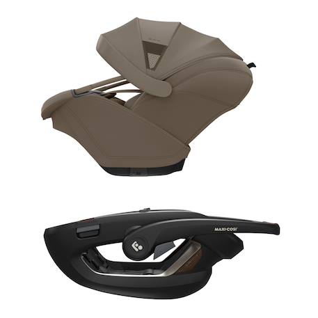 Siège auto bébé coral slide pro Black onyx+Moon graphite+Oak truffle+Sapphire sand 15 - vertbaudet enfant 