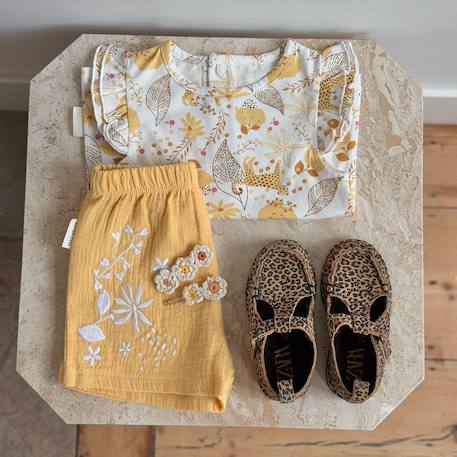 T-shirt enfant ciao milano Jaune 5 - vertbaudet enfant 