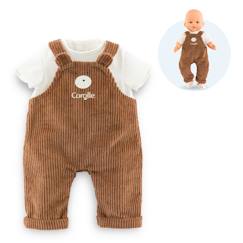 Jouet-Poupons et poupées-Poupons et accessoires-T-shirt & salopette ours petit explorateur pour poupon 36 cm
