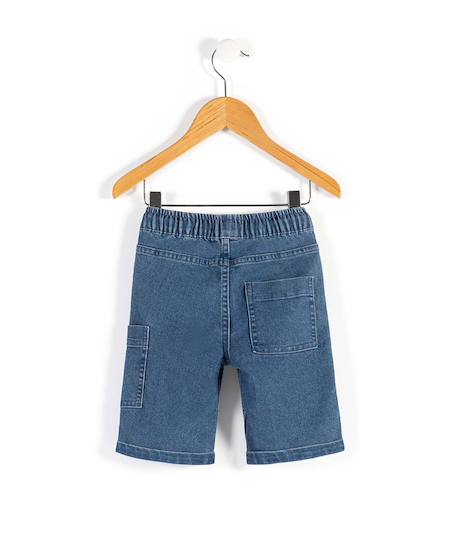 Bermuda garçon Denim clair 2 - vertbaudet enfant 