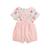 Ensemble salopette bébé en gaze de coton et t-shirt petit safari Rose 3 - vertbaudet enfant 