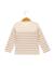 Mariniere manches longues 100% coton fille Fond grege raye parme 2 - vertbaudet enfant 