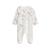 Pyjama bébé en velours ouverture pont mya Ecru 2 - vertbaudet enfant 