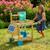 Table à rempoter mobile  bois fsc® Marron - bleu - noir 1 - vertbaudet enfant 