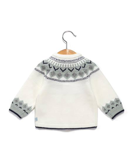 Robe manches longues bébé fille Blanc 2 - vertbaudet enfant 