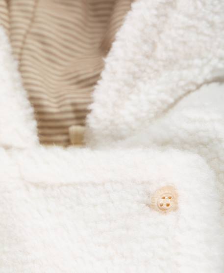 Manteau bébé Ecru 3 - vertbaudet enfant 
