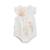 Lot de 2 barboteuses bloomer bébé en gaze de coton praline Ecru 6 - vertbaudet enfant 