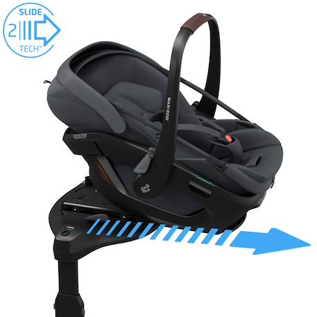 Siège auto bébé coral slide pro Black onyx+Moon graphite+Sapphire sand 8 - vertbaudet enfant 