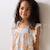 Robe enfant en gaze de coton praline Peche 6 - vertbaudet enfant 