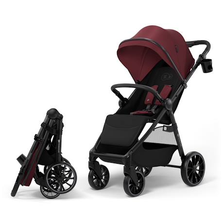 oussette Kinderkraft GRANDE 2 avec Grandes Roues Amorties, Dossier Inclinable, Pliage à Une Main CLICK&FOLD Rapide Beige+Gris+Noir+Rouge+Vert 19 - vertbaudet enfant 