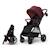 oussette Kinderkraft GRANDE 2 avec Grandes Roues Amorties, Dossier Inclinable, Pliage à Une Main CLICK&FOLD Rapide Beige+Gris+Noir+Rouge+Vert 19 - vertbaudet enfant 