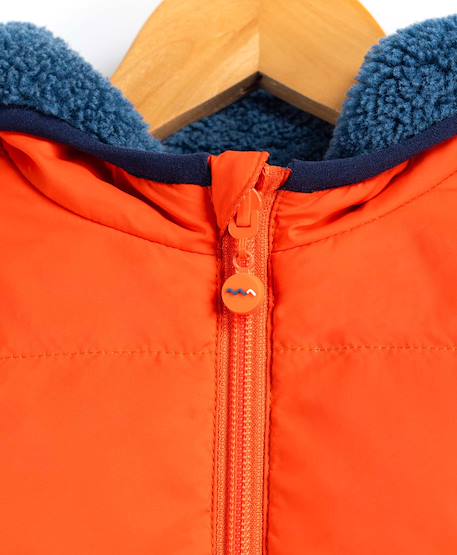 Doudoune réversible garçon Bleu 4 - vertbaudet enfant 