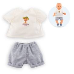 Jouet-Poupons et poupées-Poupons et accessoires-T-shirt & short petit explorateur pour poupon 36 cm