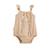 Lot de 2 barboteuses bloomer bébé en gaze de coton praline Ecru 6 - vertbaudet enfant 