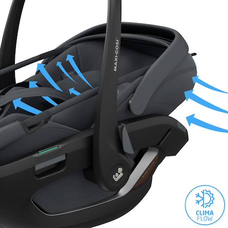Siège auto bébé coral slide pro Black onyx+Moon graphite+Sapphire sand 12 - vertbaudet enfant 