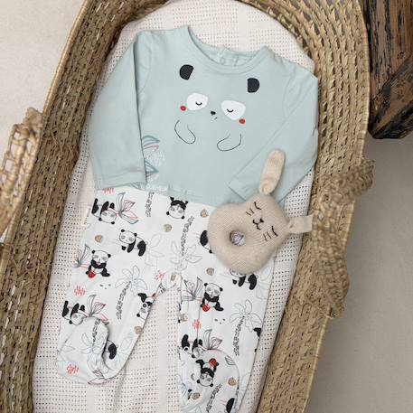 Pyjama bébé bento Vert 6 - vertbaudet enfant 