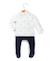 Ensemble pantalon + haut 100% coton bébé garçon Imprime bleu 2 - vertbaudet enfant 
