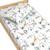 Drap-housse en satin de coton safari Safari, vert, gris, blanc 1 - vertbaudet enfant 