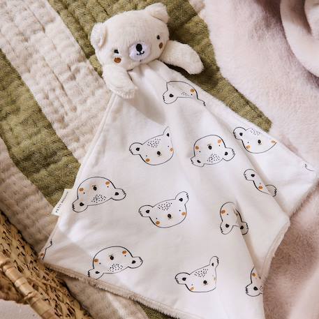 Doudou en fausse fourrure mini rêve Ecru 3 - vertbaudet enfant 