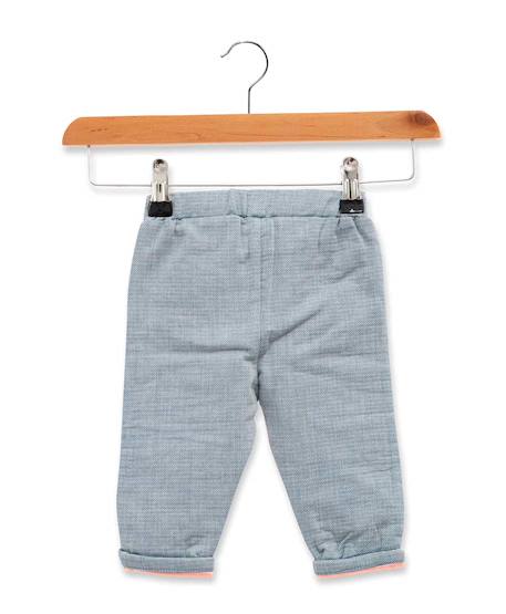 Pantalon 100% coton bébé fille Denim 2 - vertbaudet enfant 