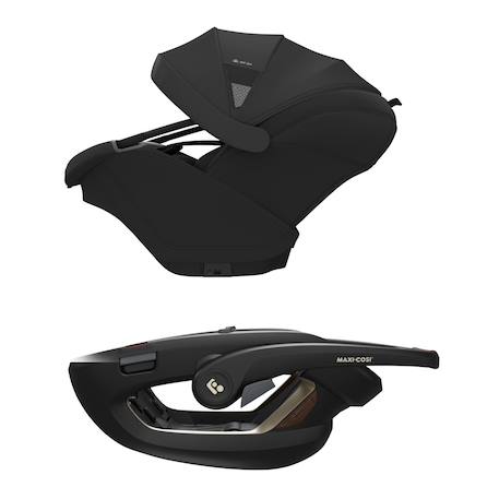 Siège auto bébé coral slide pro Black onyx+Moon graphite+Sapphire sand 3 - vertbaudet enfant 