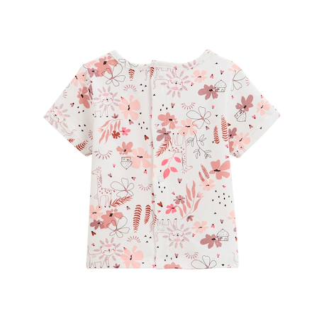 Ensemble salopette bébé en gaze de coton et t-shirt petit safari Rose 6 - vertbaudet enfant 