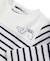 Body manches longues bébé Fond naturel raye indigo 2 - vertbaudet enfant 