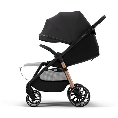 Poussette GRANDE 2  avec grandes roues amorties, click&fold pliage à une main, siège spacieux, harnais 5 points, arceau de sécurité, poignée réglable, porte-gobelet, jusqu’à 22 kg . Beige+Gris+Noir+Rouge+Vert 15 - vertbaudet enfant 