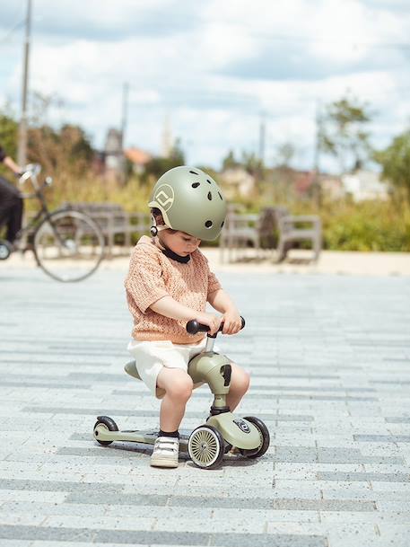 Trottinette evolutive enfant highwaykick Vert olive 1 - vertbaudet enfant 