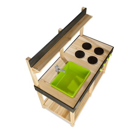 Cuisine d'extérieur en bois yummy 100 Naturel 3 - vertbaudet enfant 