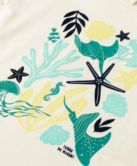 T-shirt manches courtes 100% coton fille Grege 3 - vertbaudet enfant 