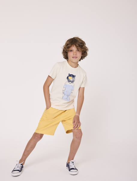 T-shirt manches courtes 100% coton garçon Grege 2 - vertbaudet enfant 