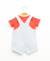Ensemble salopette + haut 100% coton bébé garçon Fond blanc casse raye bleu 3 - vertbaudet enfant 