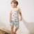 Ensemble enfant t-shirt et short bento Vert 6 - vertbaudet enfant 