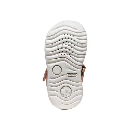 Sandales en cuir  à scratch Marine   jaune foncé+Marron   marine+Rose clair   pink 17 - vertbaudet enfant 