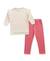 Ensemble robe + bas 100% coton bébé fille Imprime fond grege 2 - vertbaudet enfant 
