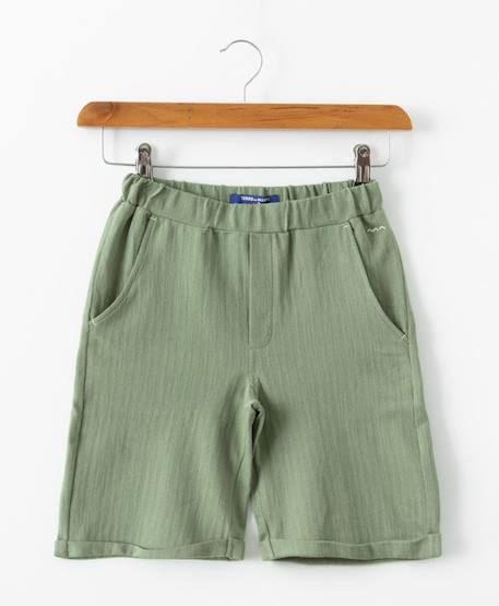 Bermuda 100% coton garçon Kaki 3 - vertbaudet enfant 