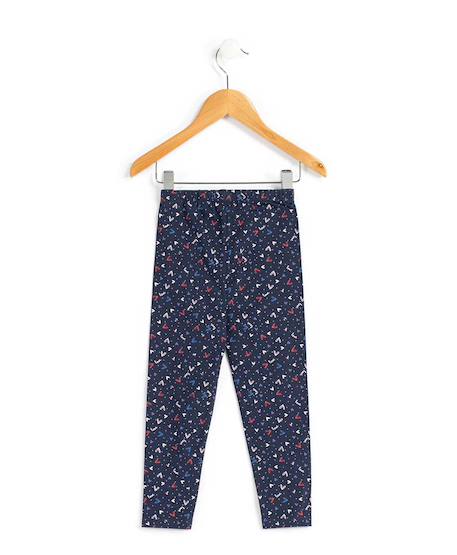 Legging long fille Imprime indigo 2 - vertbaudet enfant 