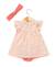 Ensemble robe + bas 100% coton bébé fille Imprime 2 - vertbaudet enfant 