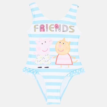 Maillot de bain enfant imprimé peppa pig Bleu+Rose 4 - vertbaudet enfant 