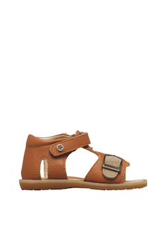 Chaussures-Chaussures bébé 17-26-Sandales en cuir quarzo