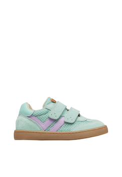 Chaussures-Sneakers en cuir et tissu kevis 2 vl.