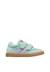 Sneakers en cuir et tissu kevis 2 vl. Blanc-noir-+Céleste-+Fuchsia-+Gris tourterelle-+Vert menthe- 21 - vertbaudet enfant 