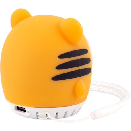 Mini veilleuse bruit blanc calinou Blanc+Gris+Orange 17 - vertbaudet enfant 