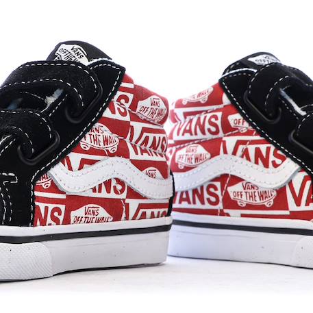 Chaussure à scratch sk8-mid reissue – confort et style junior Rouge 4 - vertbaudet enfant 