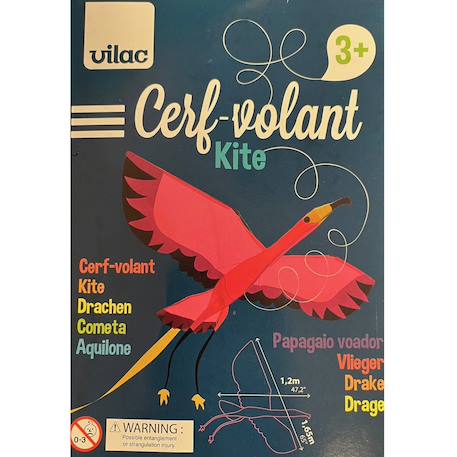 Cerf-volant flamant rose Rose 2 - vertbaudet enfant 