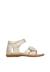 Sandales en cuir avec coeur firun Platine- 1 - vertbaudet enfant 