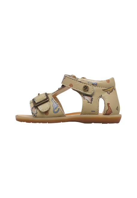 Sandales en cuir quarzo Gris- 3 - vertbaudet enfant 