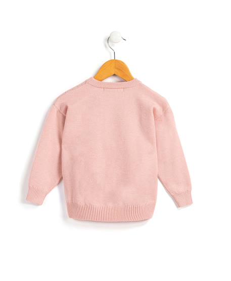 Pull fille Rose clair 2 - vertbaudet enfant 