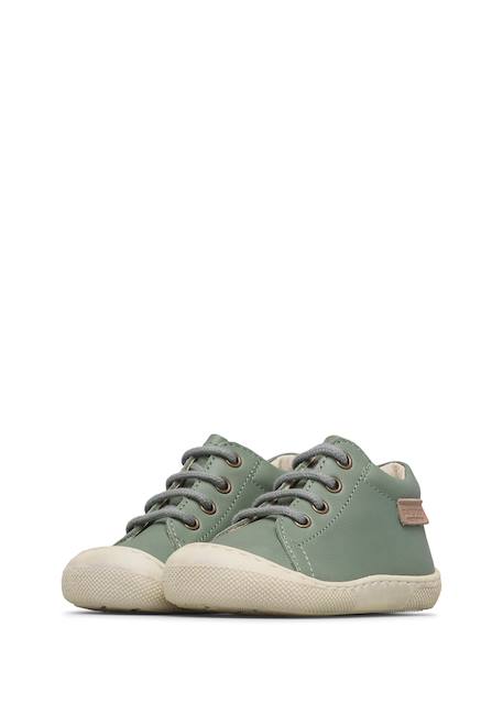 Chaussures en cuir amur Gris tourterelle-+Sage- 10 - vertbaudet enfant 